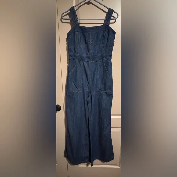 ANTHROPOLOGIE ET TWA Women's Blue
Chambray Wide Leg - Picture 8 of 16